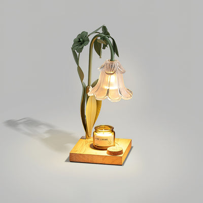 Delira Tafellamp Bloemvorm Kaarsverwarmer