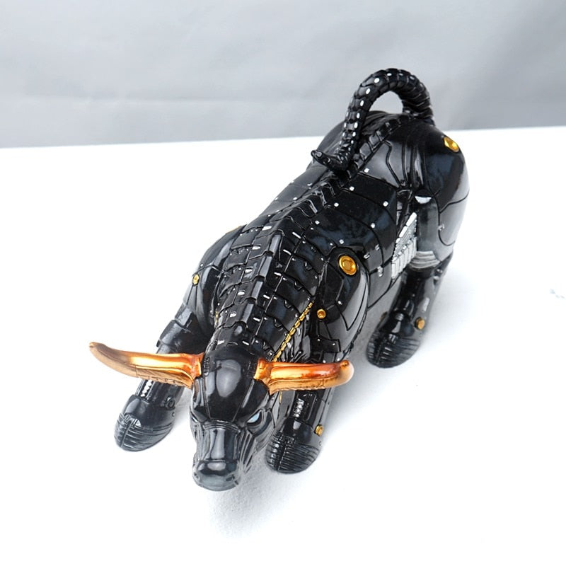 Delira Beeldje Stier Crypto Abstract Decoratief Object