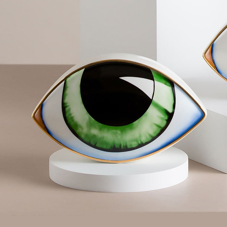 Delira Beeldje Keramisch Oog Decoratief Accentstuk