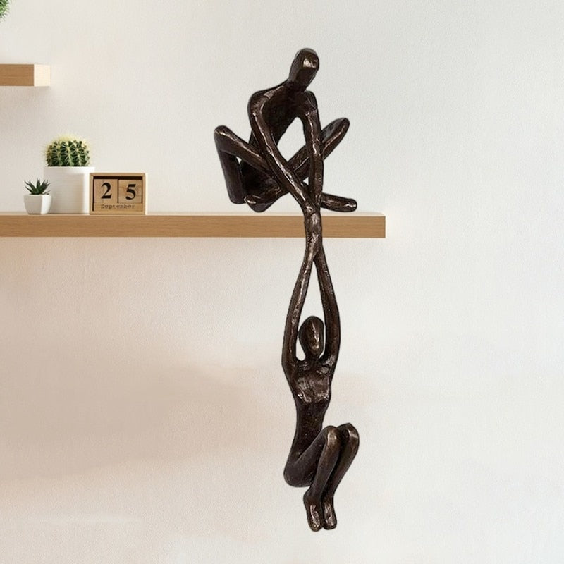 Delira Beeldje Verbonden Harten Liefdevol Design