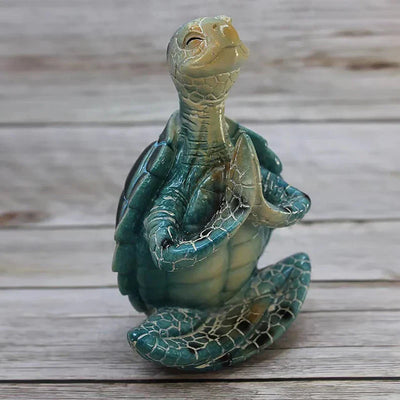 Delira Beeldje Yoga Schildpad Decoratief Kunstobject