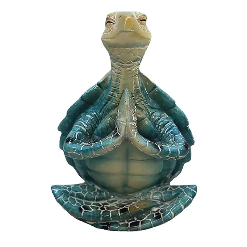 Delira Beeldje Yoga Schildpad Decoratief Kunstobject