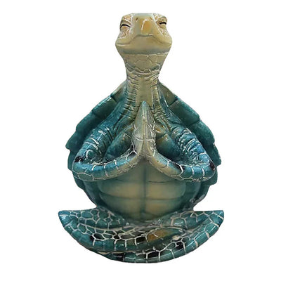 Delira Beeldje Yoga Schildpad Decoratief Kunstobject