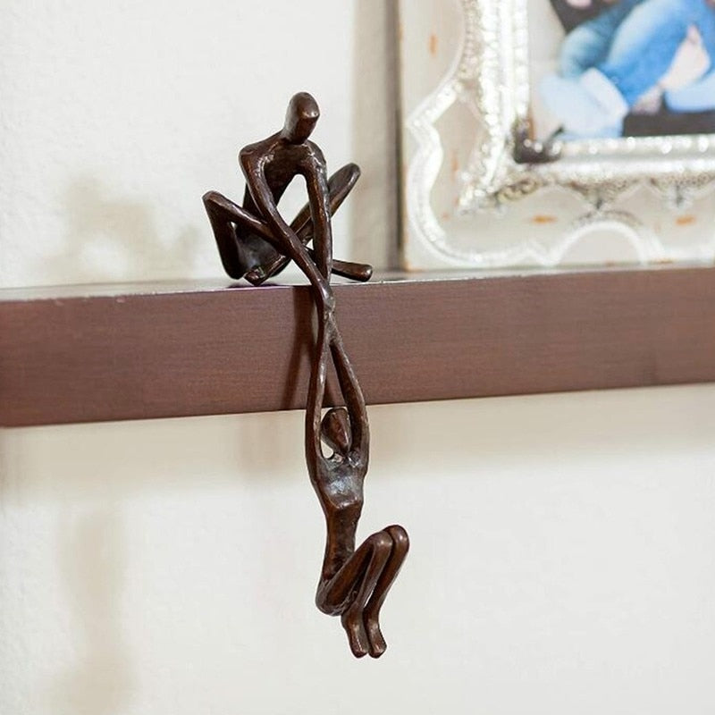 Delira Beeldje Verbonden Harten Liefdevol Design