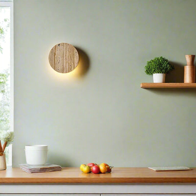 Delira Wandlamp Travertin Wabi Sabi