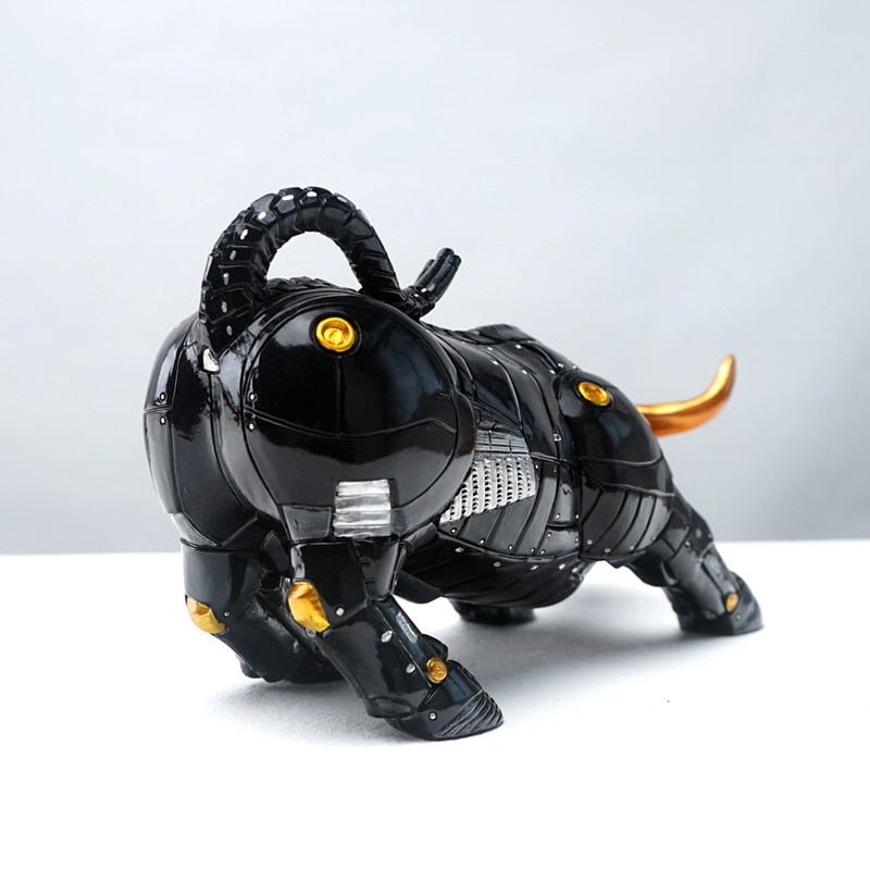 Delira Beeldje Stier Crypto Abstract Decoratief Object