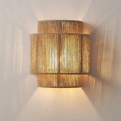 Delira Wandlamp Bohemian Rotan Hennep Design