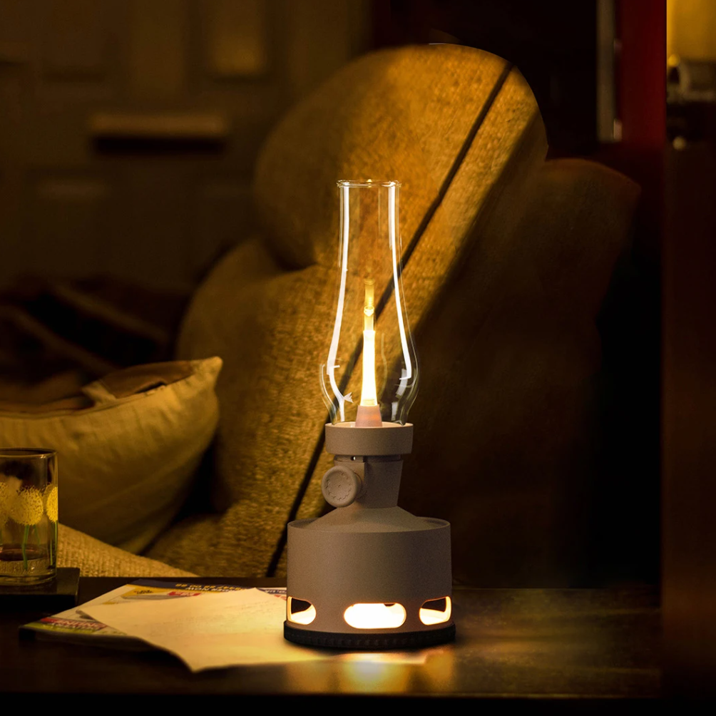 Delira Tafellamp Vintage LED Lantaarn Oplaadbaar