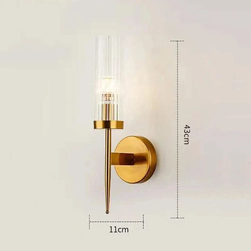 Delira Wandlamp Klassiek Glas Metaal Design