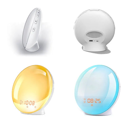 SunGlow™ - Wake-up Light Wekker - Kleurverandering & FM Radio - Kalender & Tijdweergave