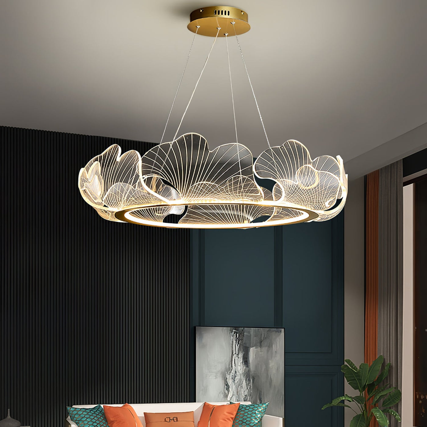 Delira Plafondlamp Bladvorm Elegantie