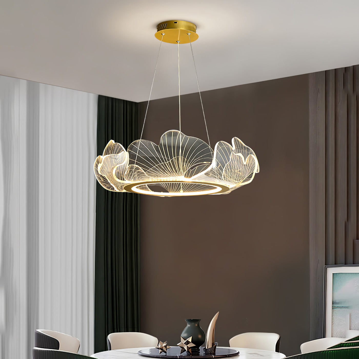 Delira Plafondlamp Bladvorm Elegantie