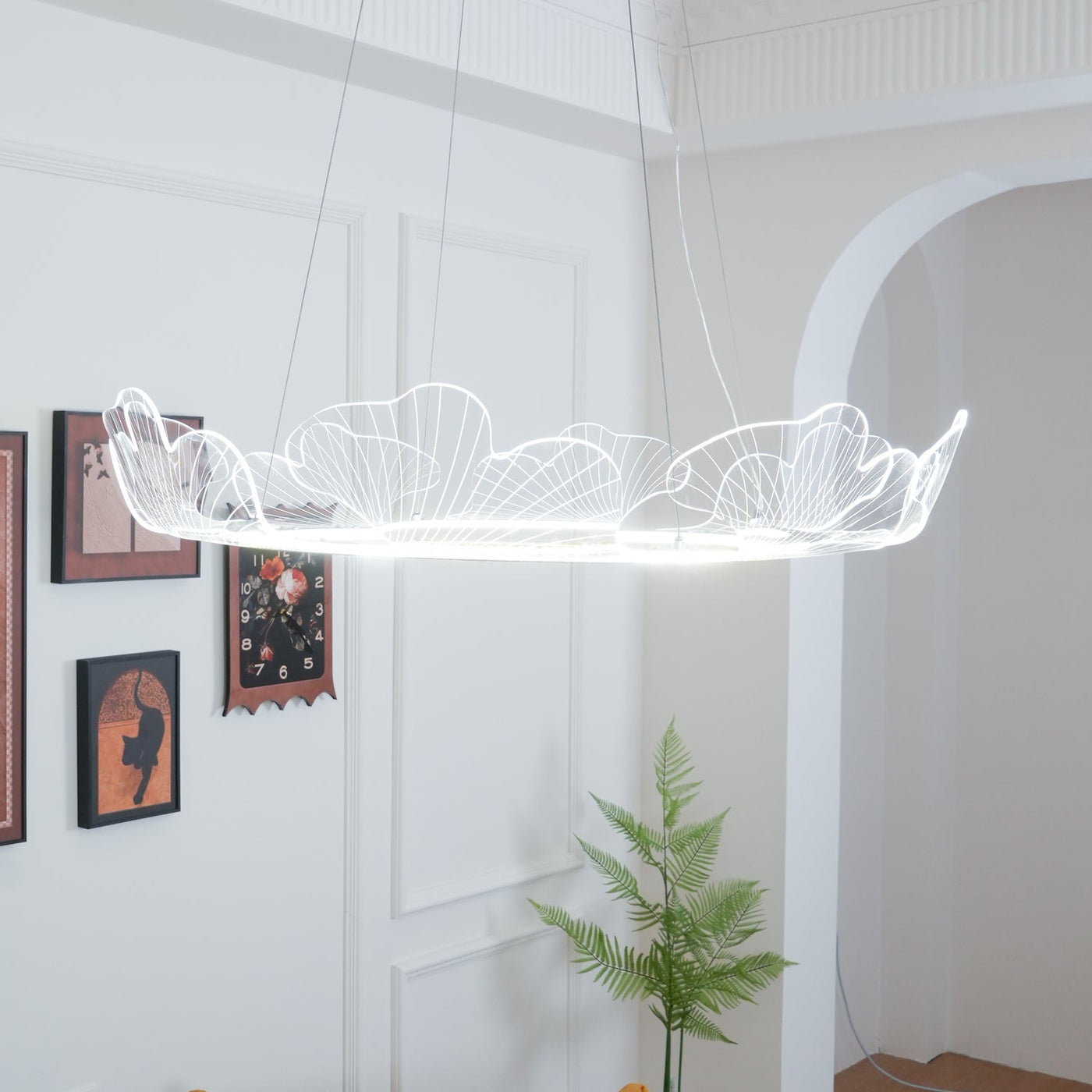 Delira Plafondlamp Bladvorm Elegantie