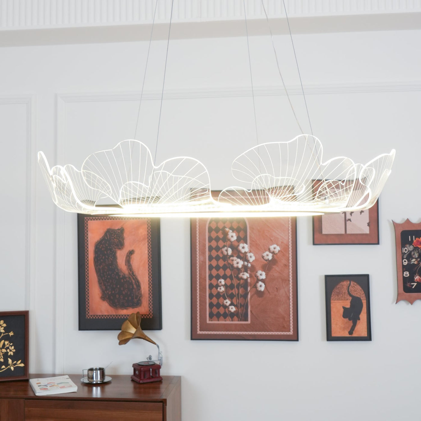 Delira Plafondlamp Bladvorm Elegantie