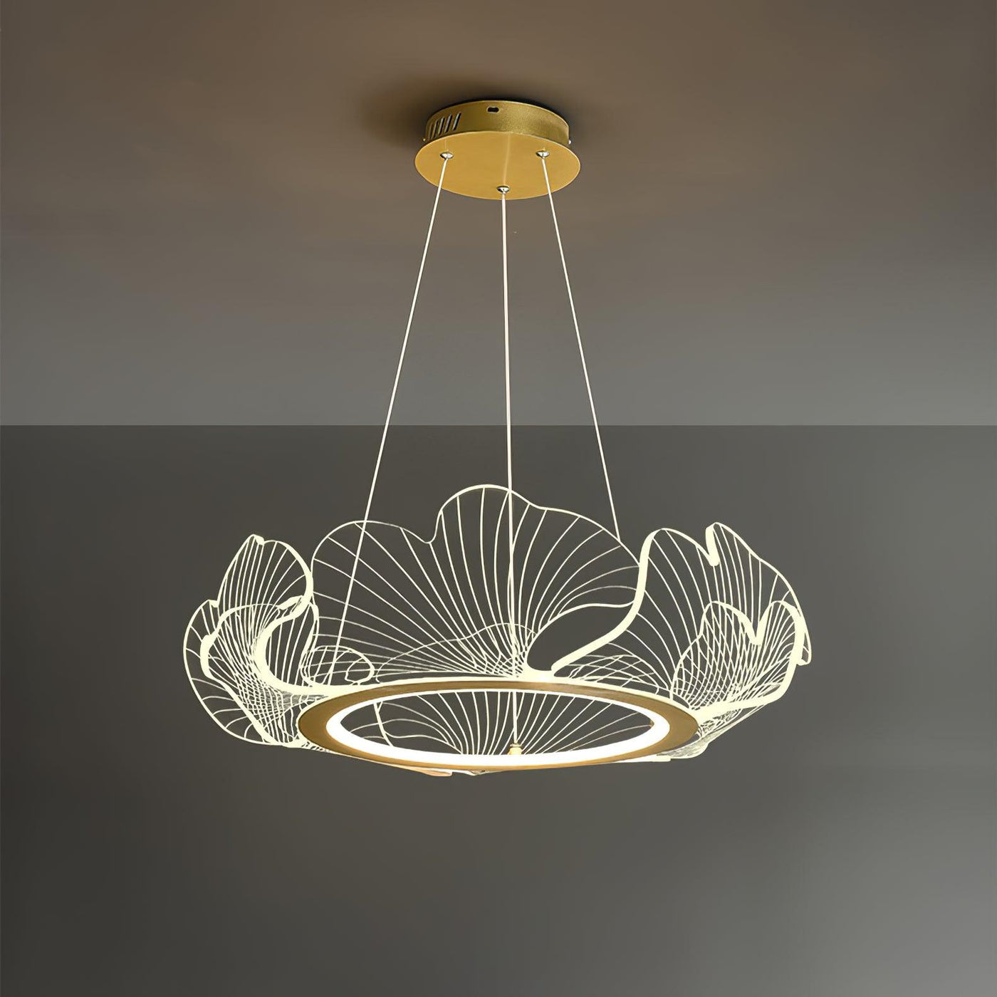 Delira Plafondlamp Bladvorm Elegantie