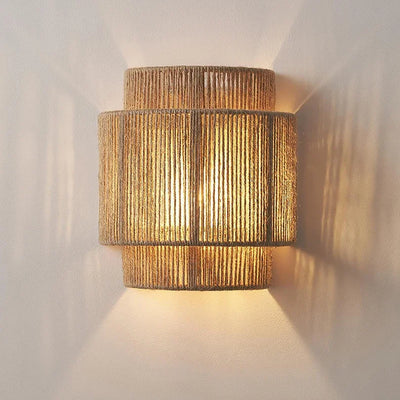 Delira Wandlamp Bohemian Rotan Hennep Design