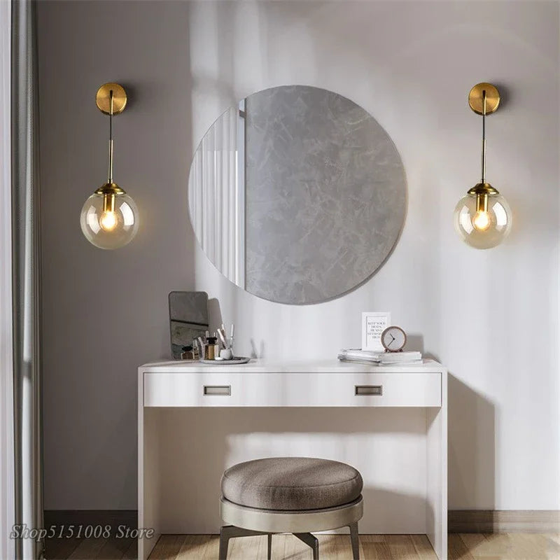 Delira Wandlamp Industrieel Geometrisch Glas Design