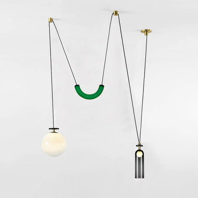 Delira Hanglamp Geometrisch Glas en Metaal