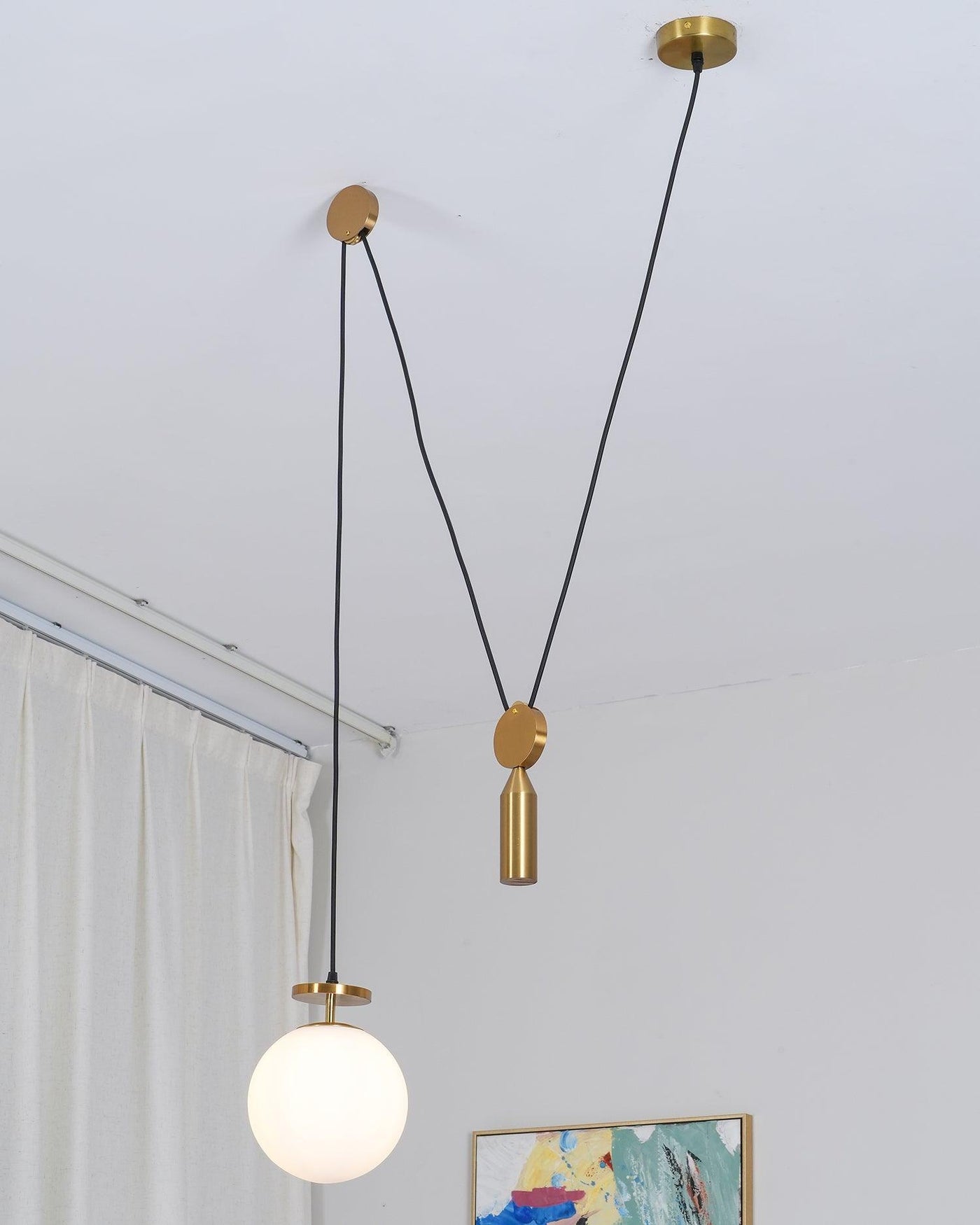 Delira Hanglamp Geometrisch Glas en Metaal