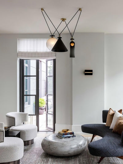 Delira Hanglamp Geometrisch Glas en Metaal