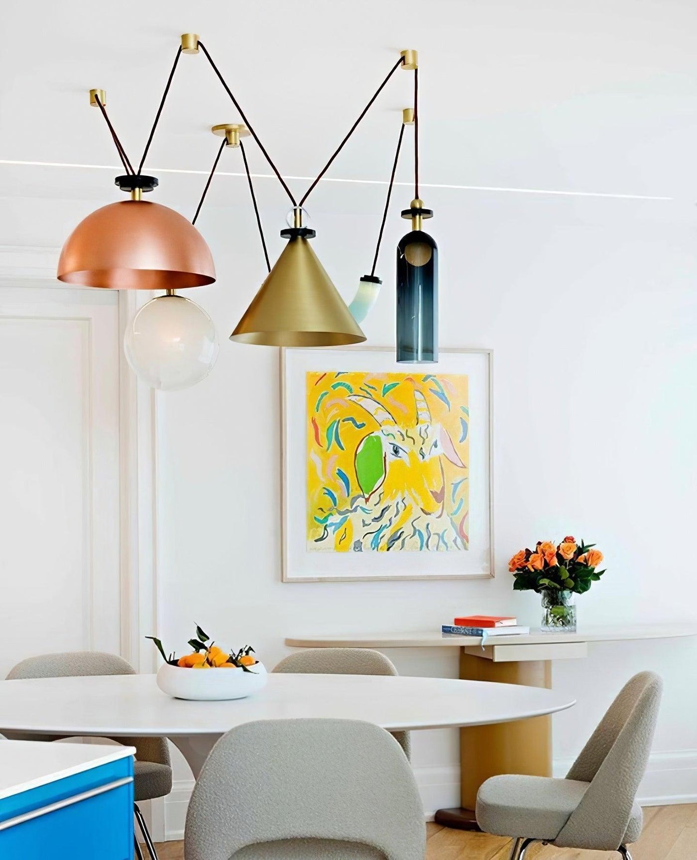 Delira Hanglamp Geometrisch Glas en Metaal