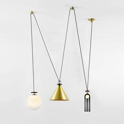 Delira Hanglamp Geometrisch Glas en Metaal