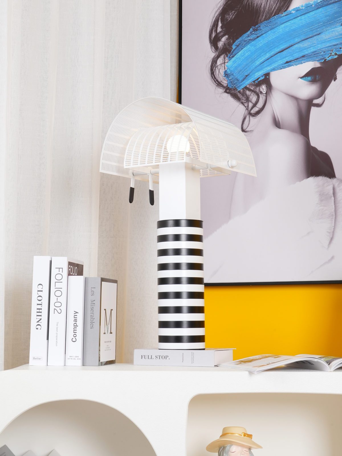Delira Tafellamp Met Gestreept Design