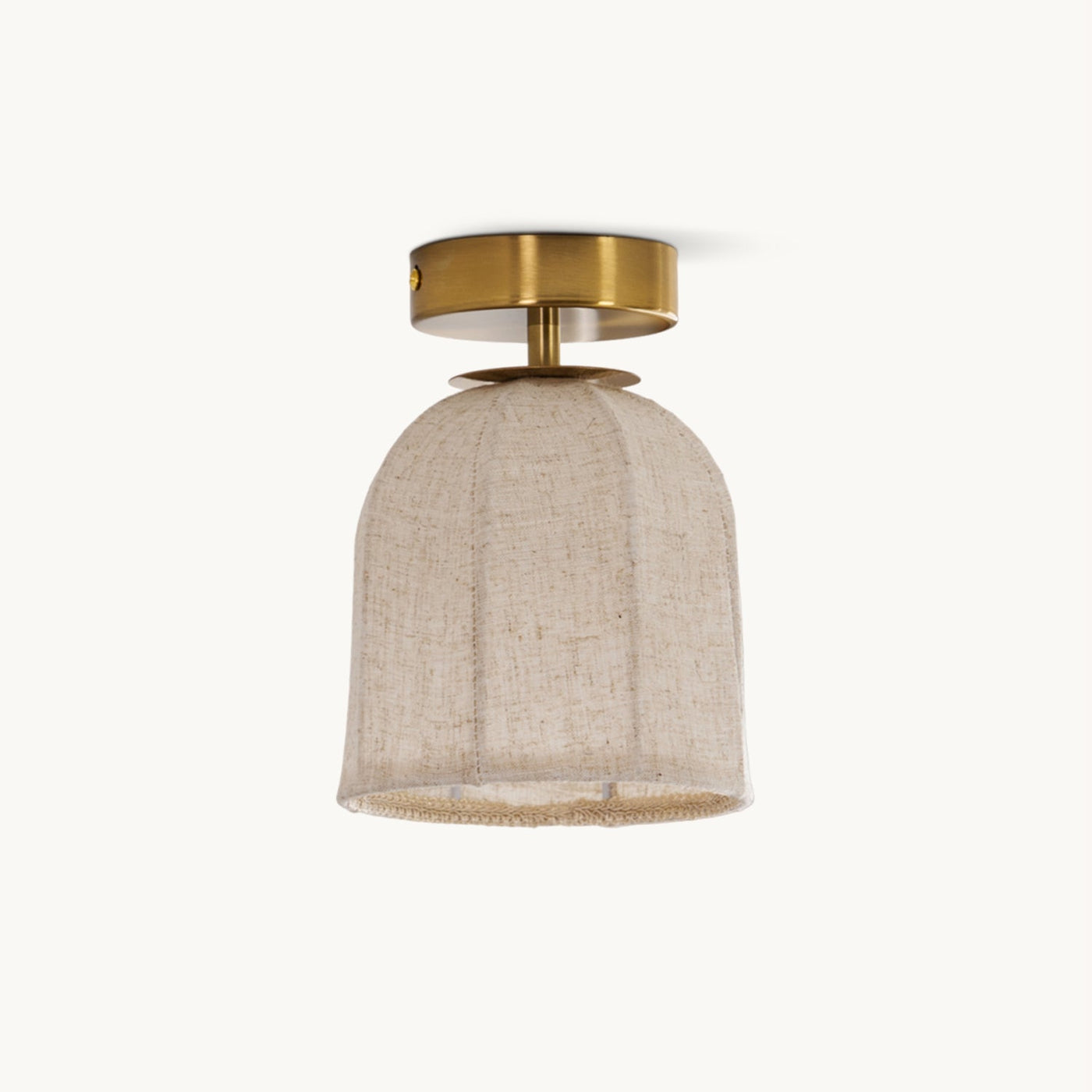 Delira Plafondlamp Met Linnen Kap