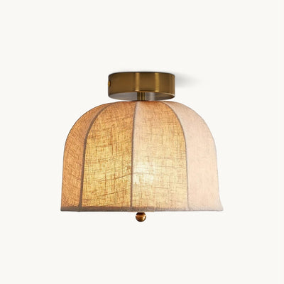 Delira Plafondlamp Met Linnen Kap