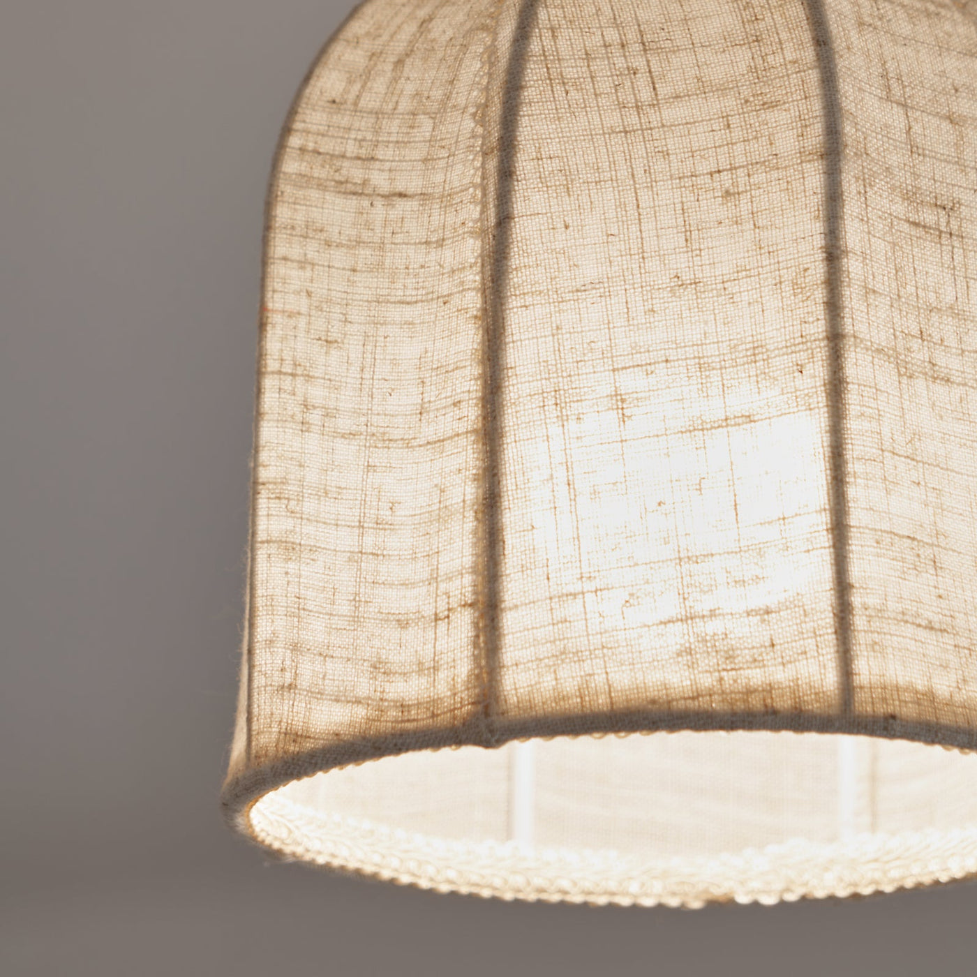 Delira Plafondlamp Met Linnen Kap