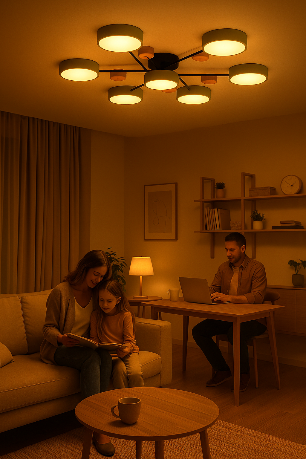 Delira Plafondlamp Skandi Vertakt Design