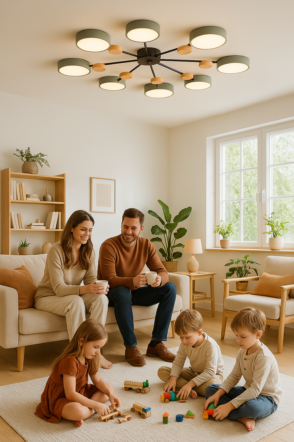 Delira Plafondlamp Skandi Vertakt Design