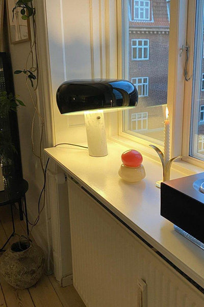 Delira Tafellamp Marmer Metalen Kap