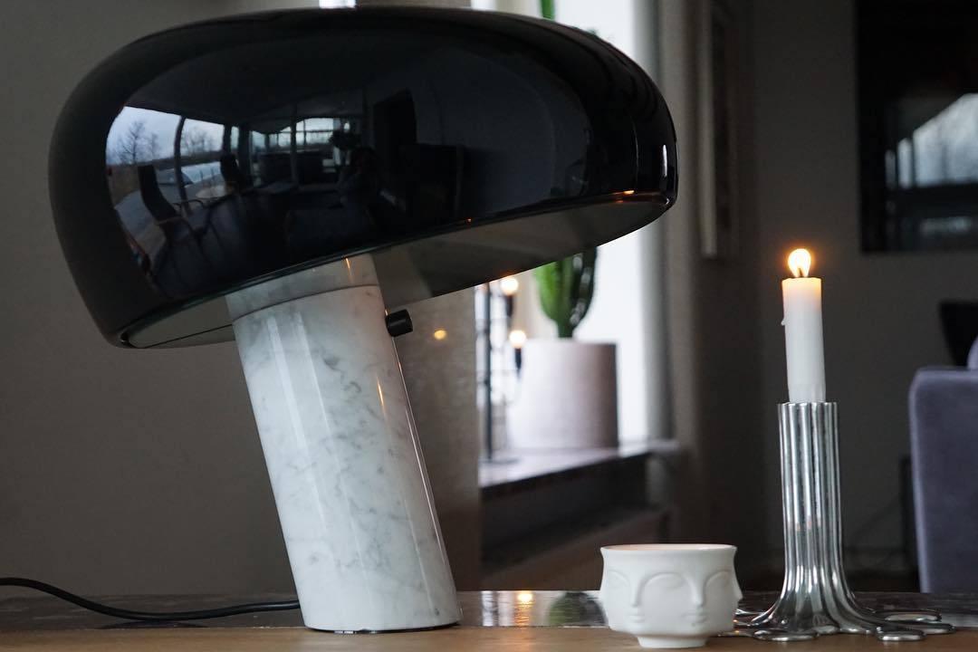 Delira Tafellamp Marmer Metalen Kap