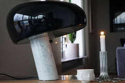 Delira Tafellamp Marmer Metalen Kap