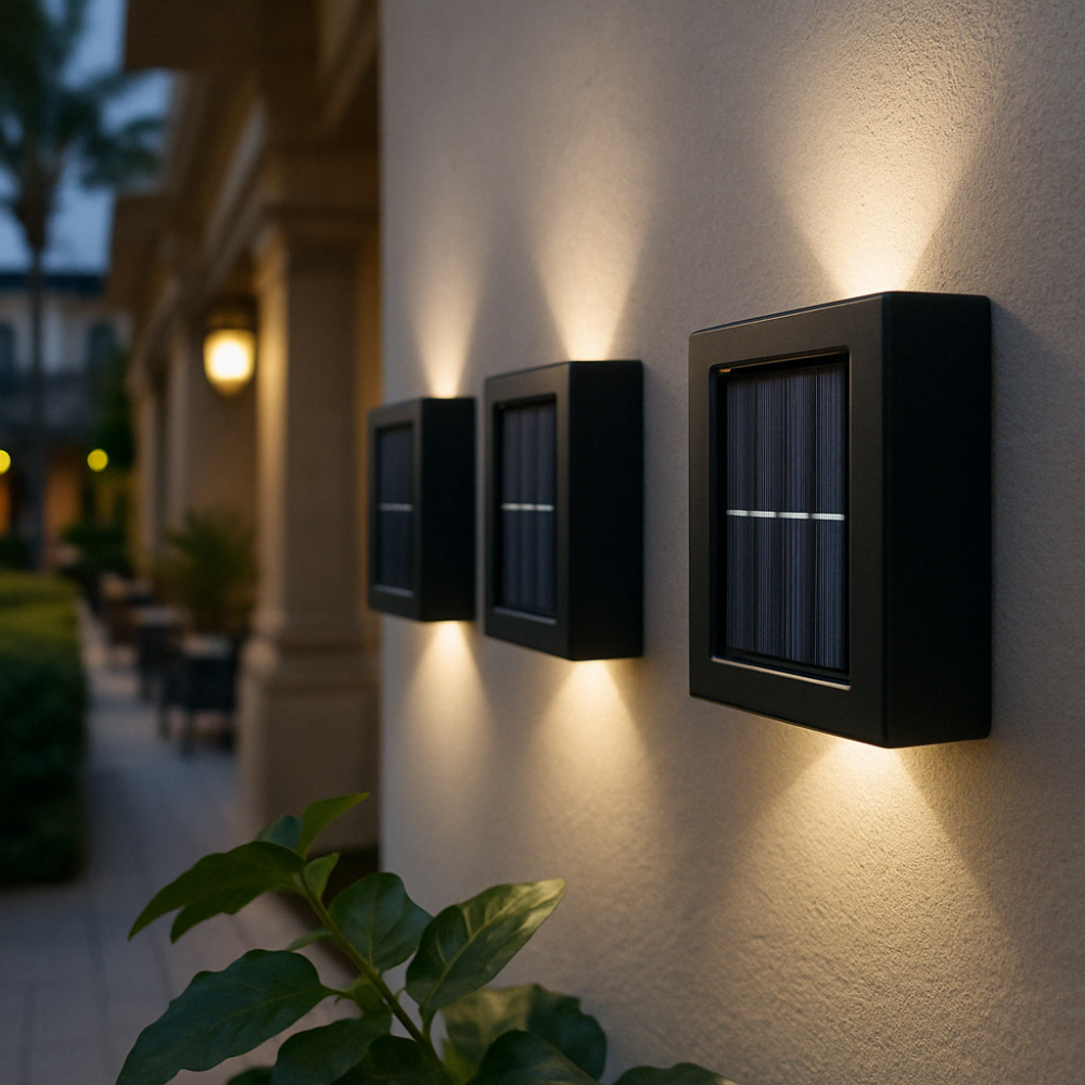 Delira Solar Wandlamp Buiten Warm Licht