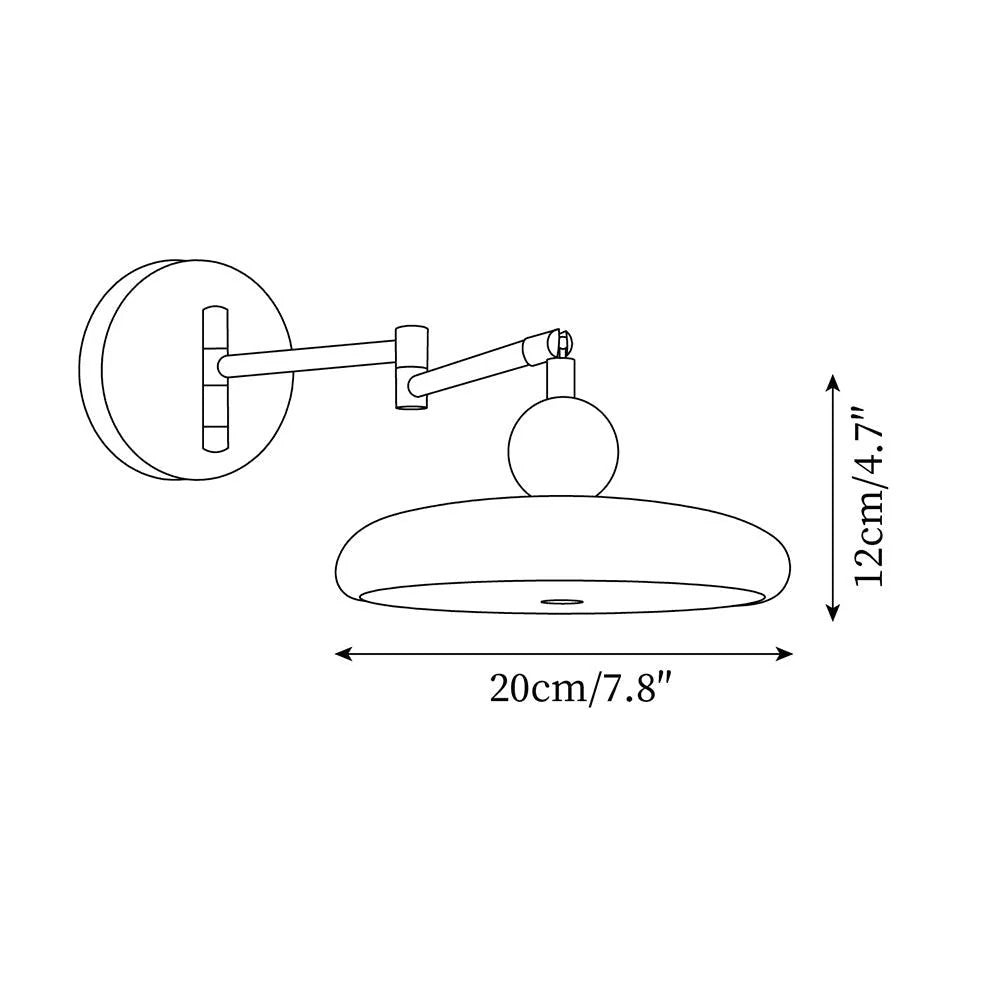 Delira Wandlamp Verstelbare Swingarm LED
