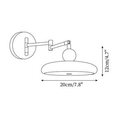 Delira Wandlamp Verstelbare Swingarm LED