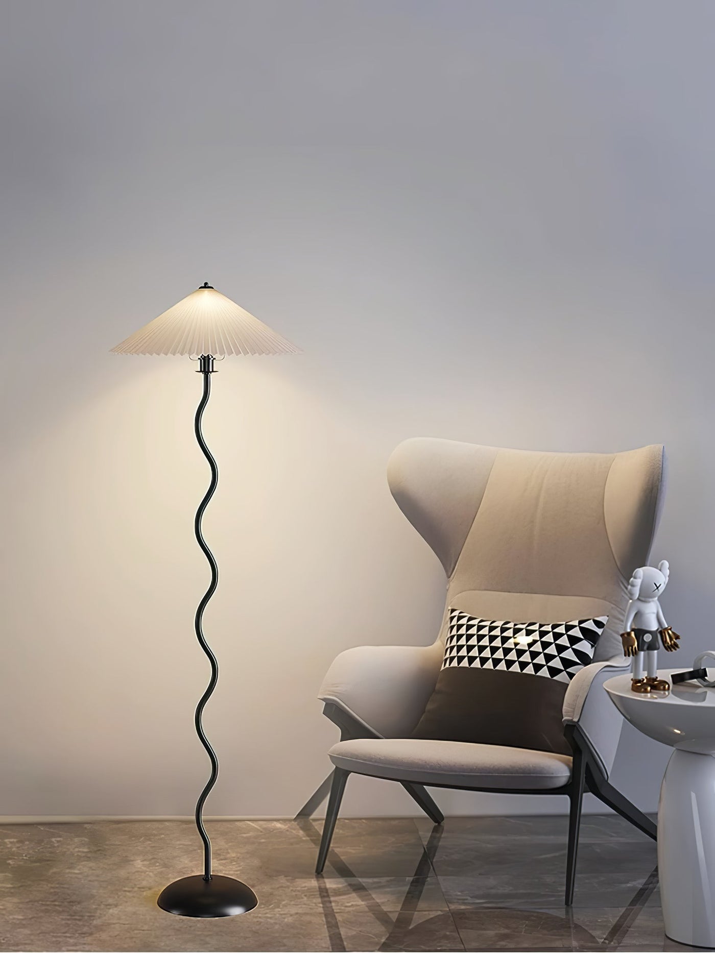 Delira Staande Lamp Golvend Ontwerp