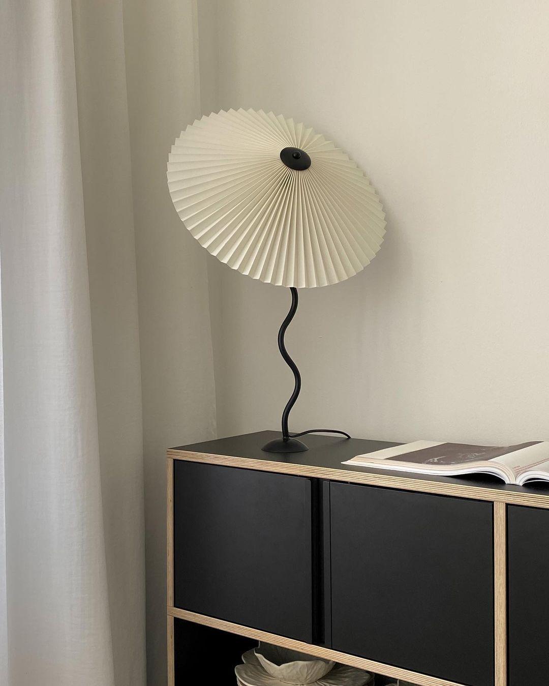 Delira Tafellamp Geplooide Kap Gouden Stijl