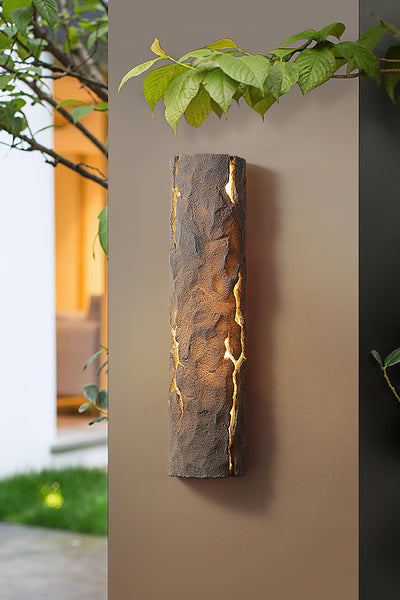 Delira Wandlamp Met Steenstructuur