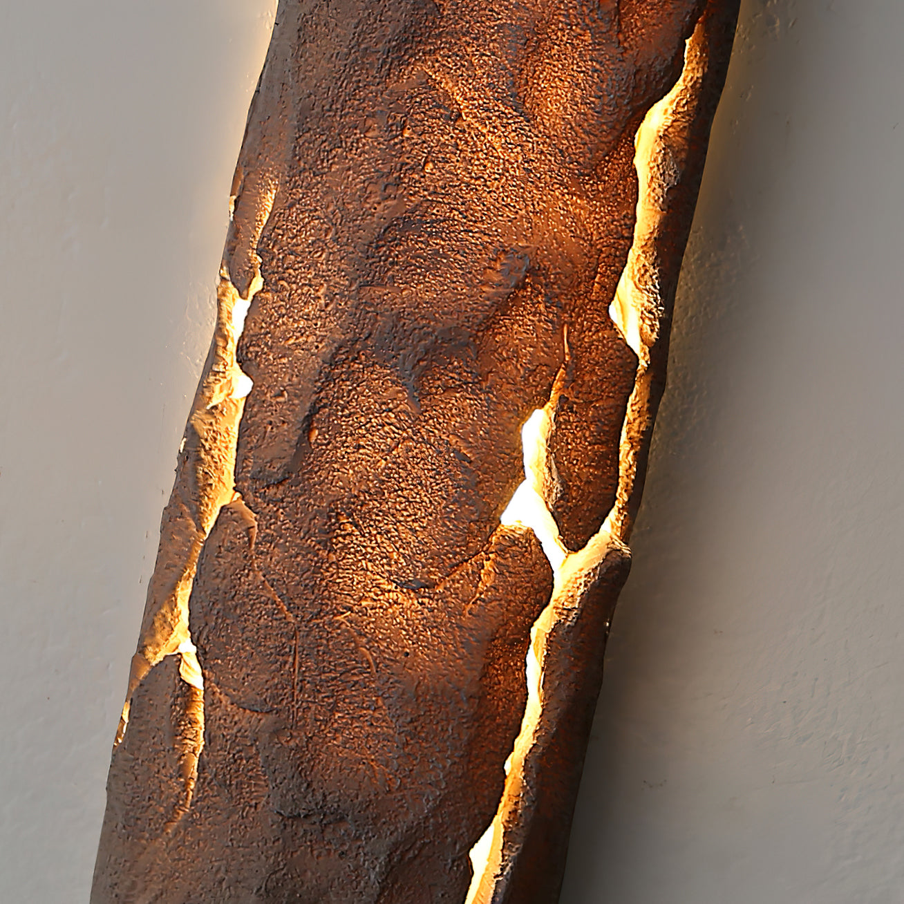 Delira Wandlamp Met Steenstructuur
