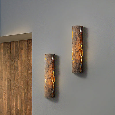 Delira Wandlamp Met Steenstructuur