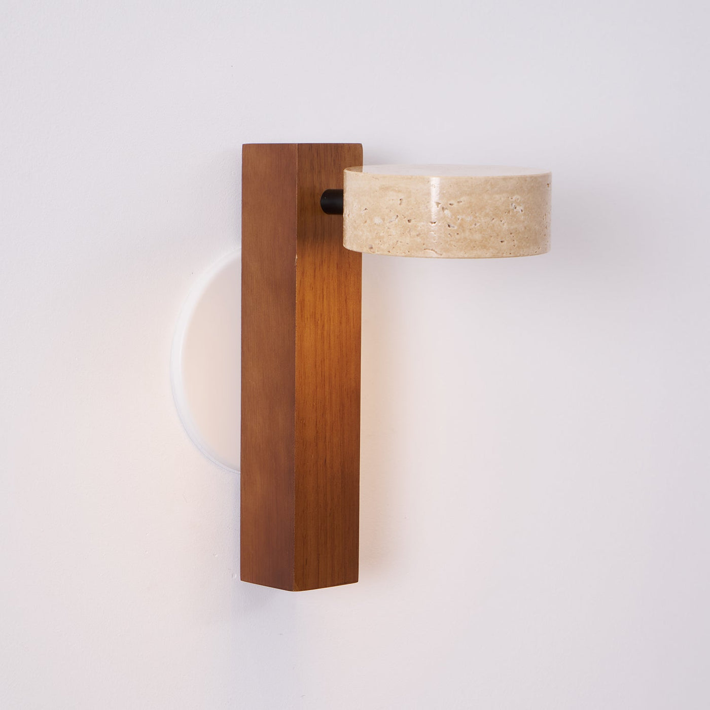 Delira Wandlamp Travertin Houten Design