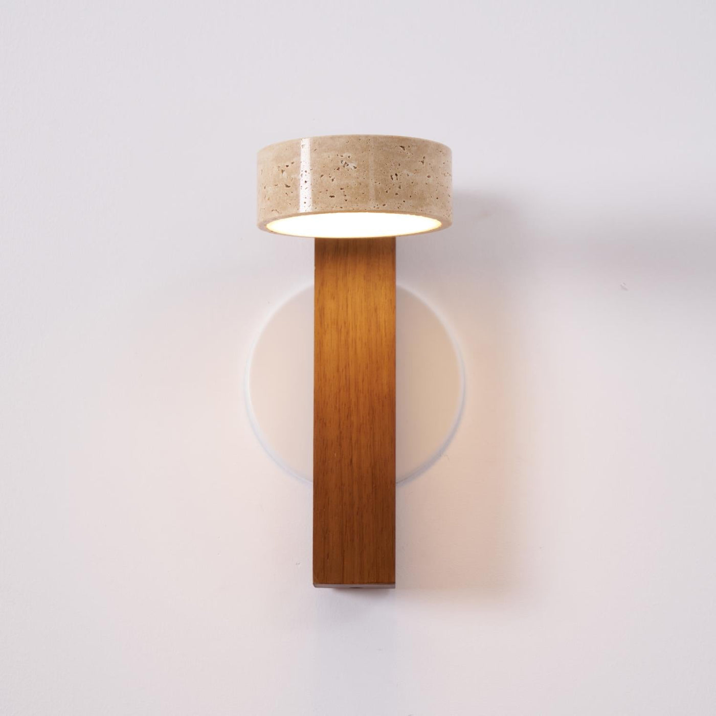 Delira Wandlamp Travertin Houten Design