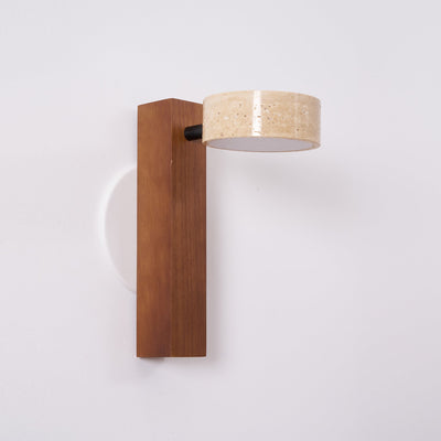 Delira Wandlamp Travertin Houten Design