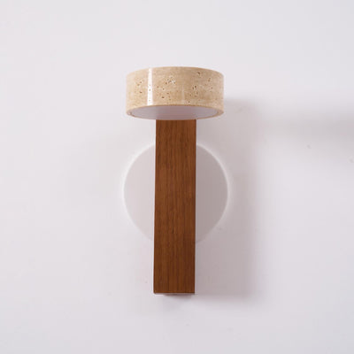 Delira Wandlamp Travertin Houten Design