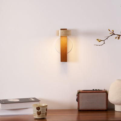 Delira Wandlamp Travertin Houten Design