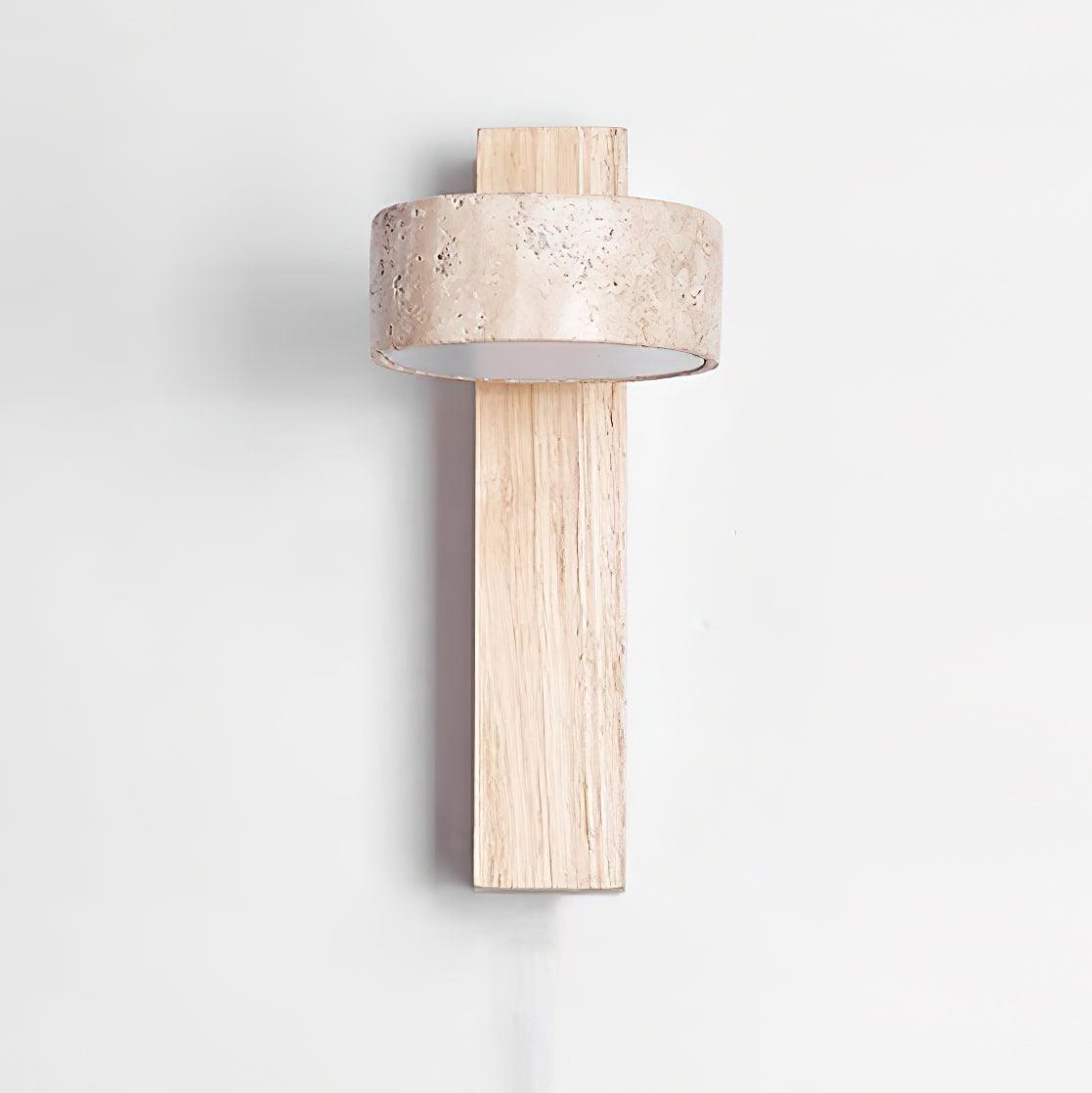 Delira Wandlamp Travertin Houten Design