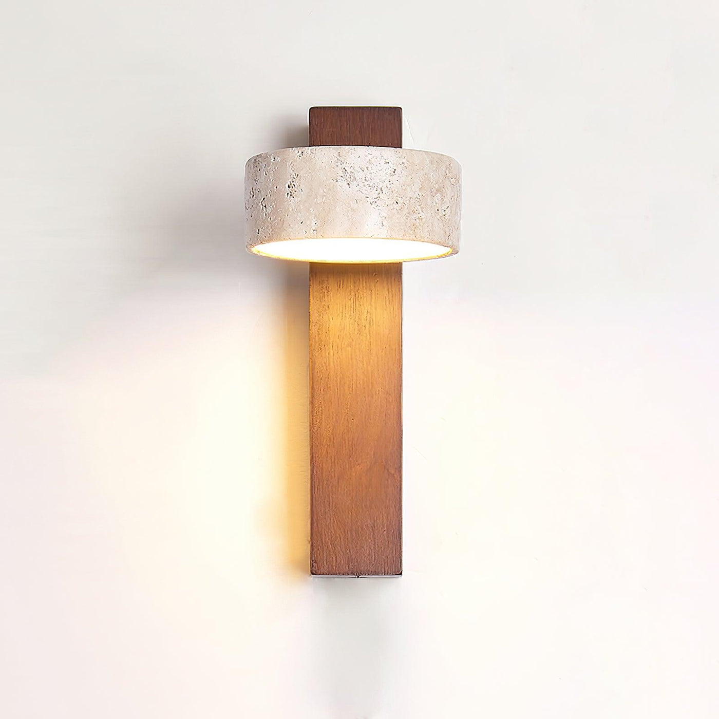Delira Wandlamp Travertin Houten Design